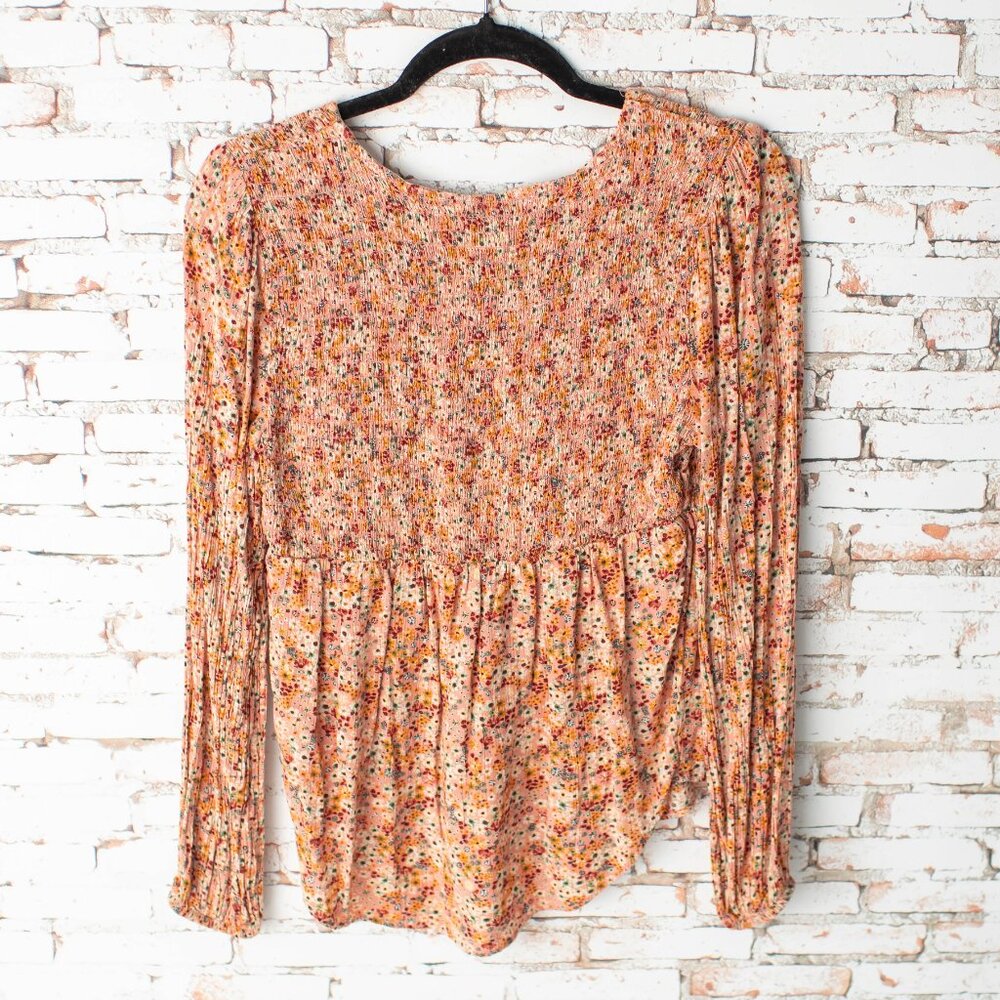 Sonoma Goods for‎ Life Women's Long Sleeve Small Floral Blouse - Picture 5 of 7
